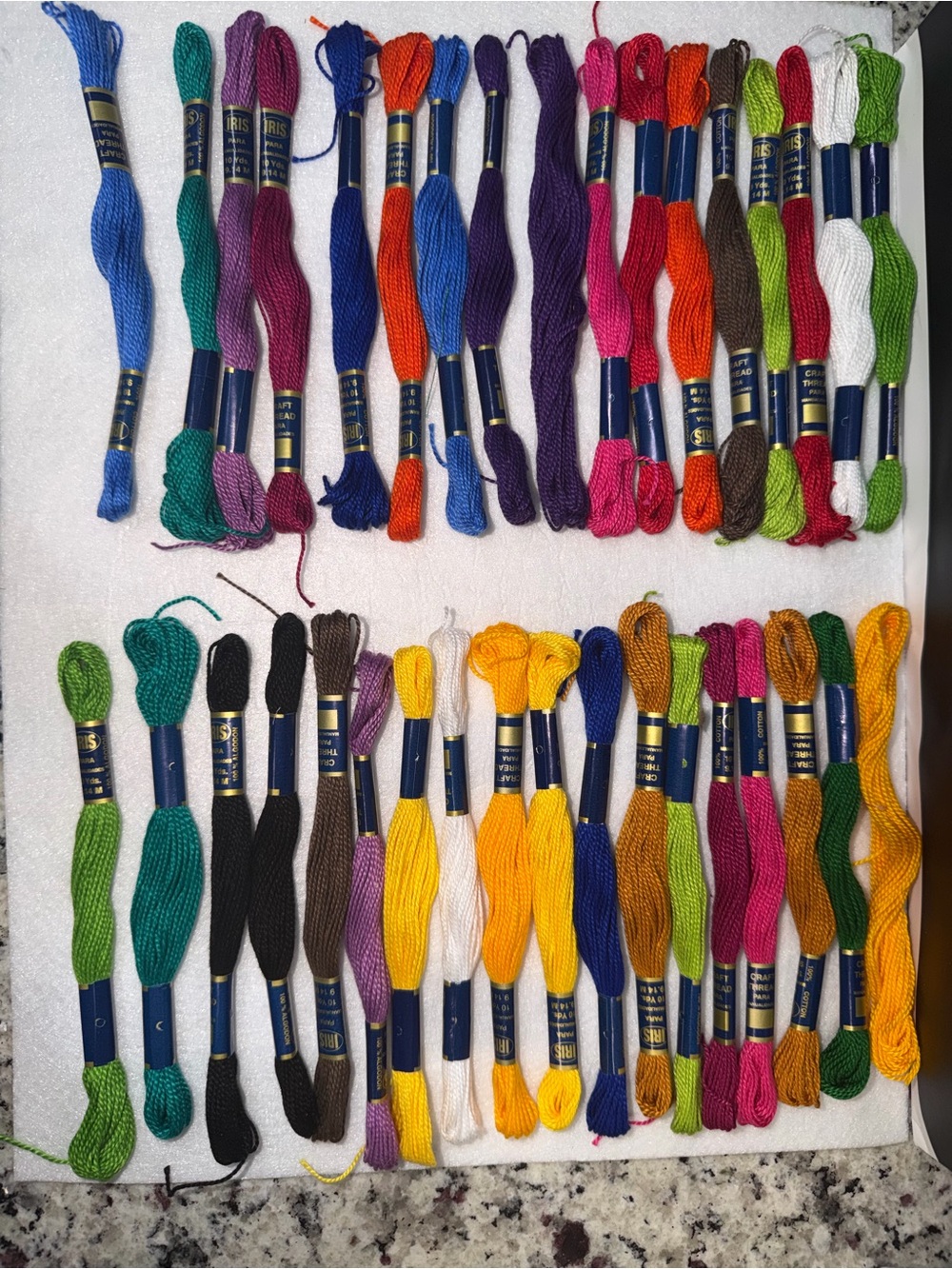 Assorted Embroidery Floss Pack - Multi-Color Skeins
